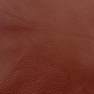 4oz (1.7mm) Pebble Cow Leather- Brick Red (per square foot)