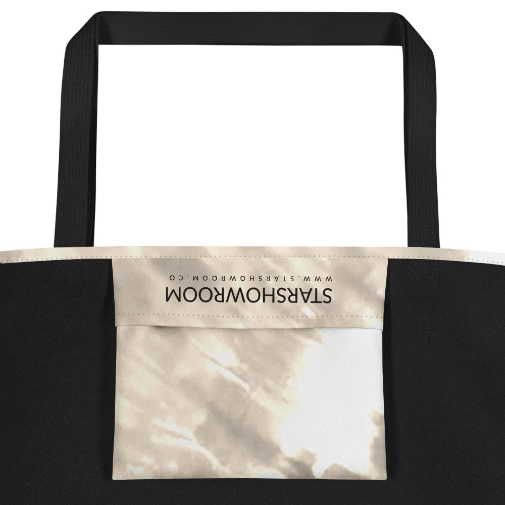 All-Over Print Large Tote Bag (Carbon Grey)