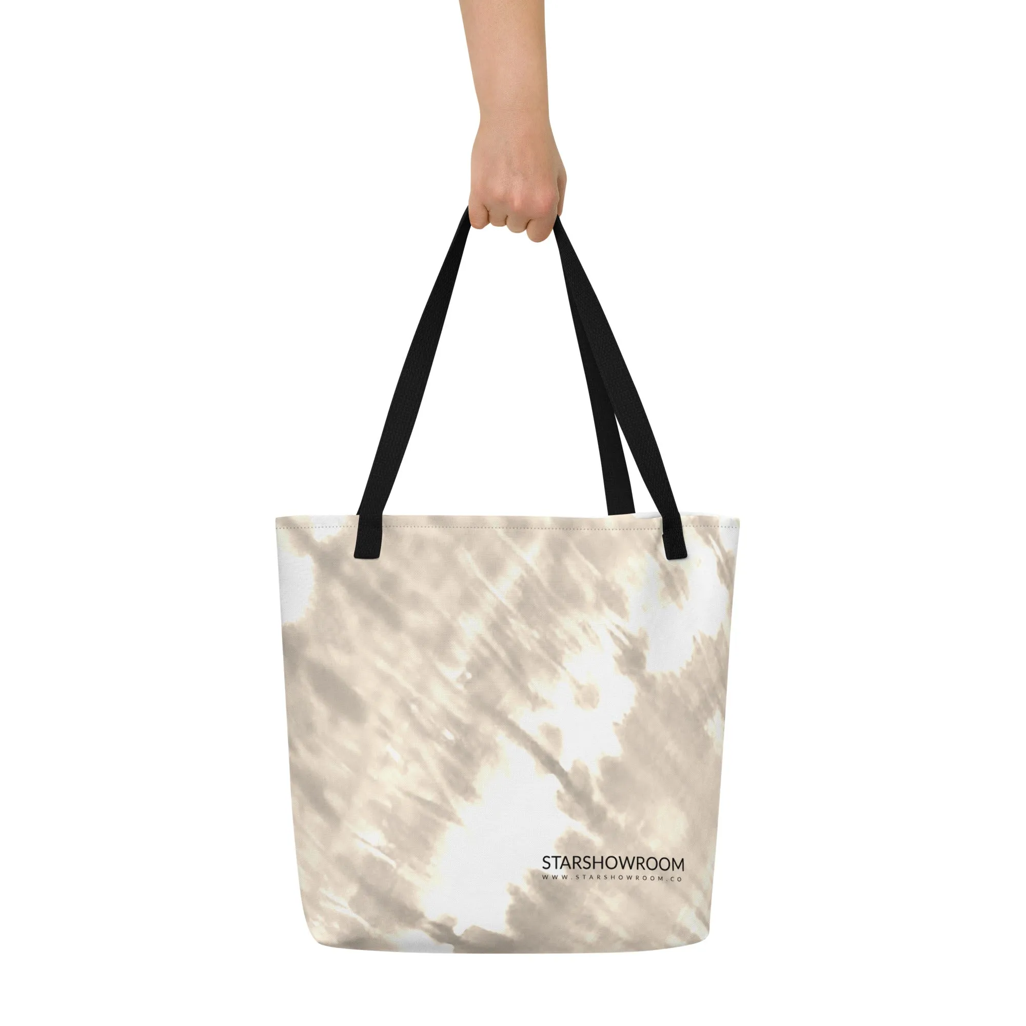 All-Over Print Large Tote Bag (Carbon Grey)