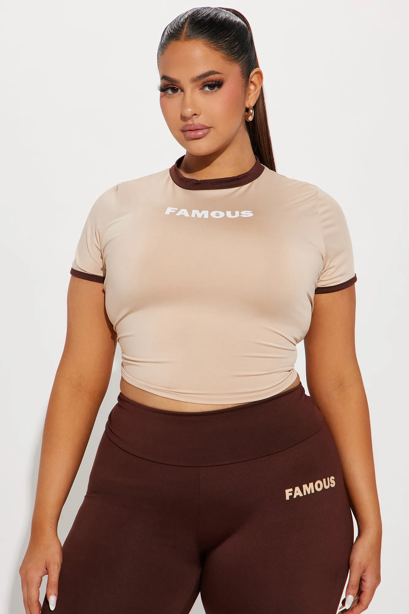 Almost Famous Pant Set - Chocolate/Combo