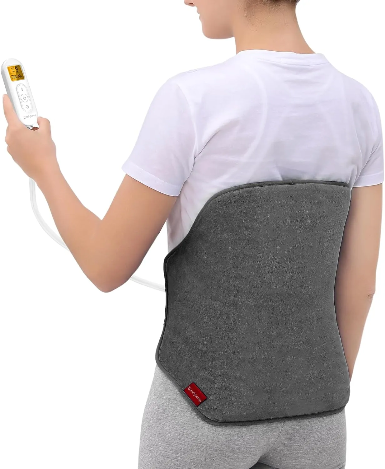 ComfyWarmth™ Upgraded Heating Pad for Back Pain Relief