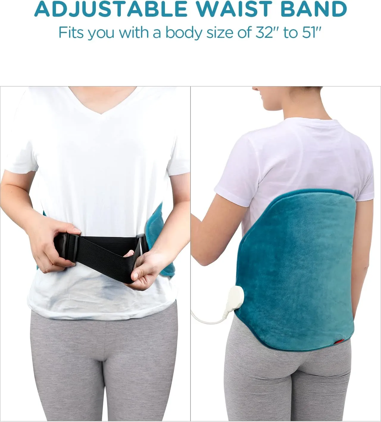 ComfyWarmth™ Upgraded Heating Pad for Back Pain Relief