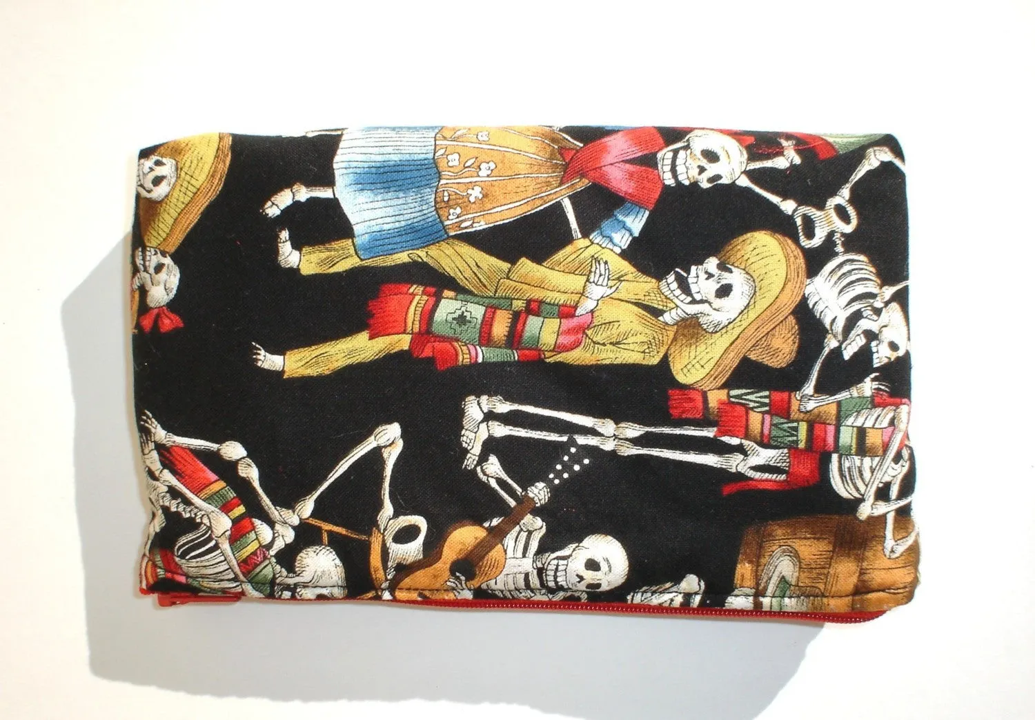 Day of the Dead wallet in Black #W218