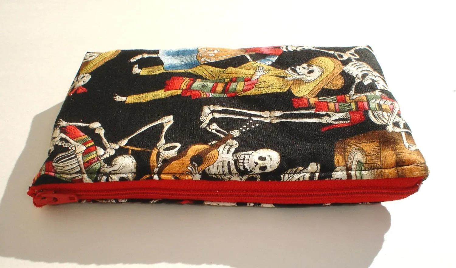 Day of the Dead wallet in Black #W218