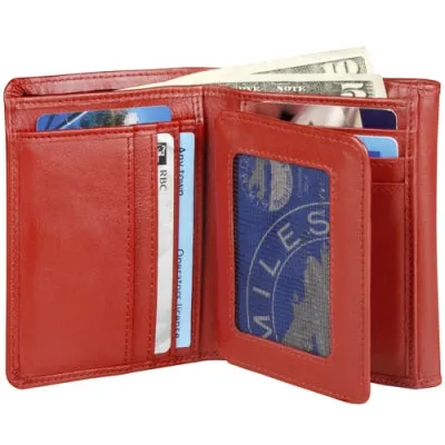 Derek Alexander Leather Ladies' Wallet Slim Show Card