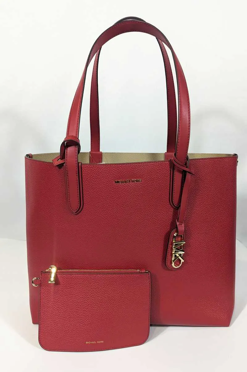 Eliza Extra-Large Pebbled Leather Reversible Tote Bag