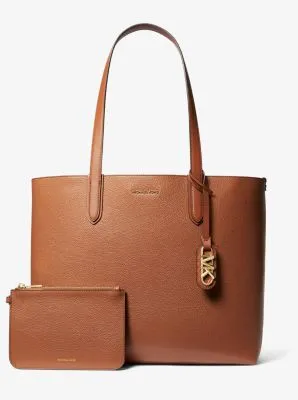 Eliza Extra-Large Pebbled Leather Reversible Tote Bag