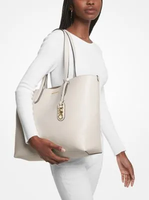 Eliza Extra-Large Pebbled Leather Reversible Tote Bag