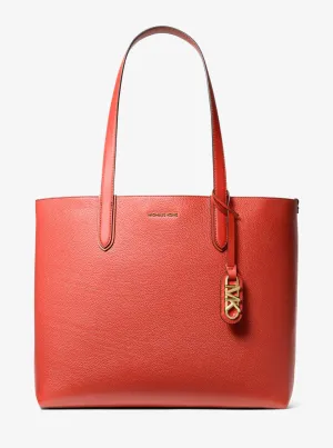 Eliza Extra-Large Pebbled Leather Reversible Tote Bag