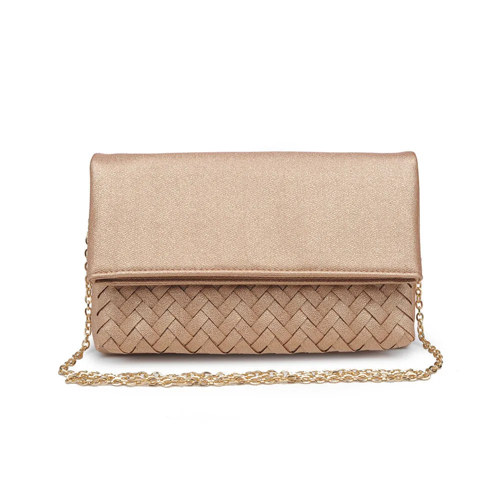 Ember Metallic Clutch