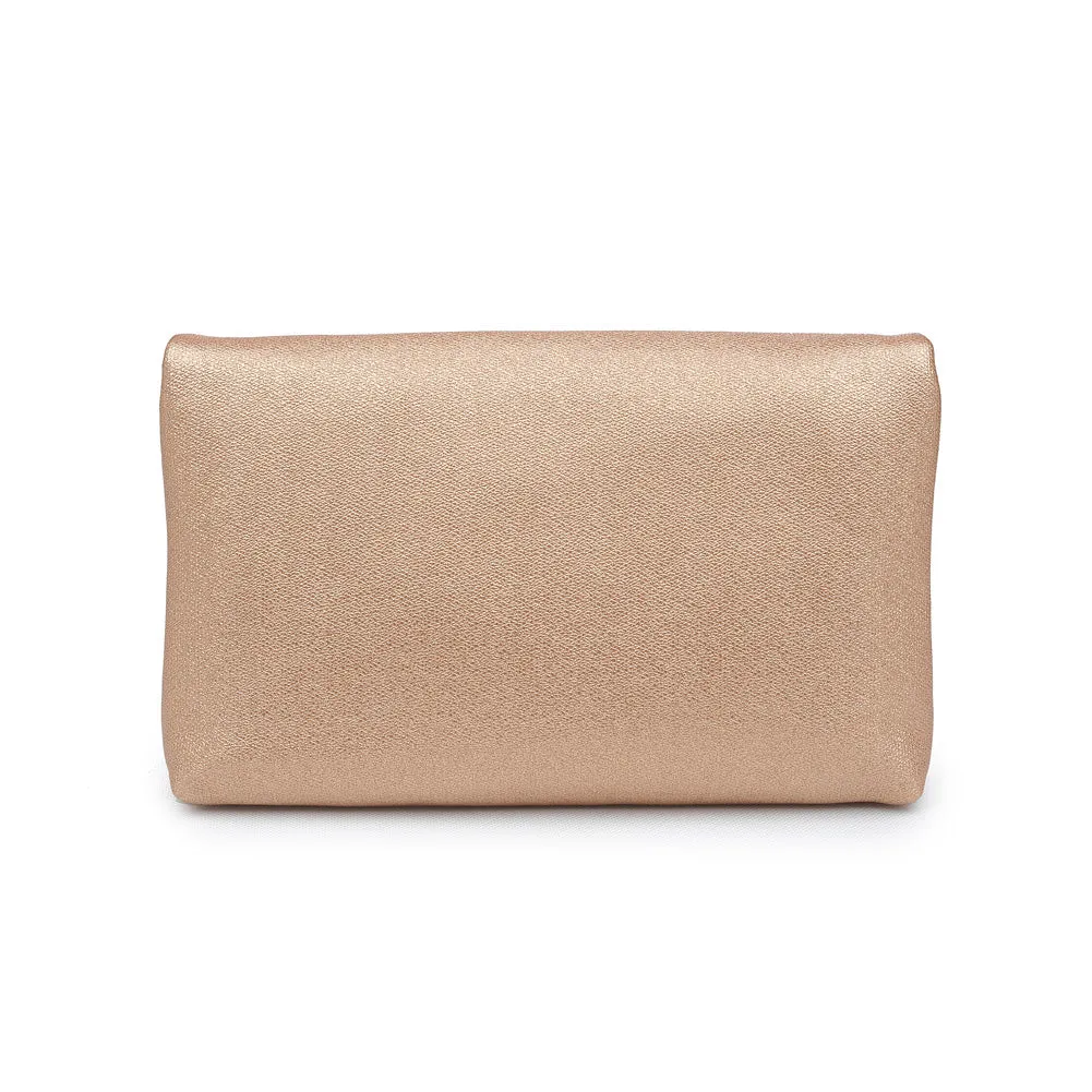 Ember Metallic Clutch