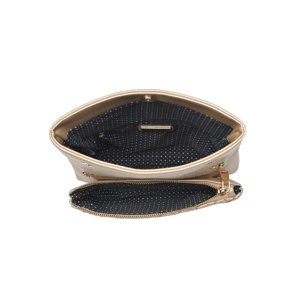 Ember Metallic Clutch