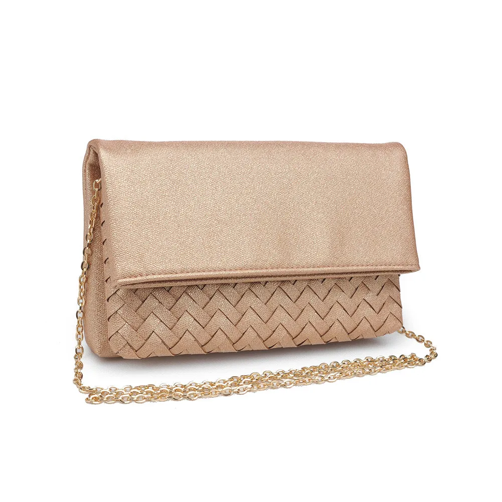 Ember Metallic Clutch