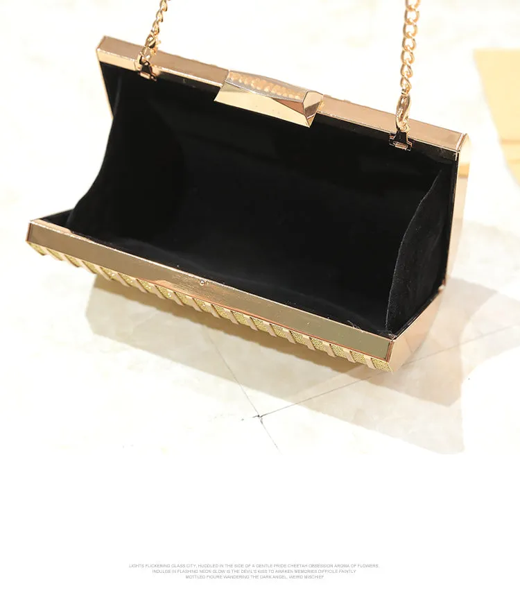 Evening Bag Black/Silver Wedding Party Bags  Rhinestone Clutches
