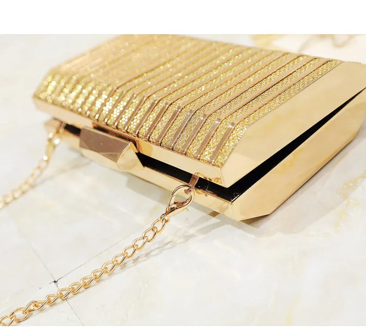 Evening Bag Black/Silver Wedding Party Bags  Rhinestone Clutches