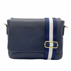 Georgie Foldover Cross Body Bag | Navy
