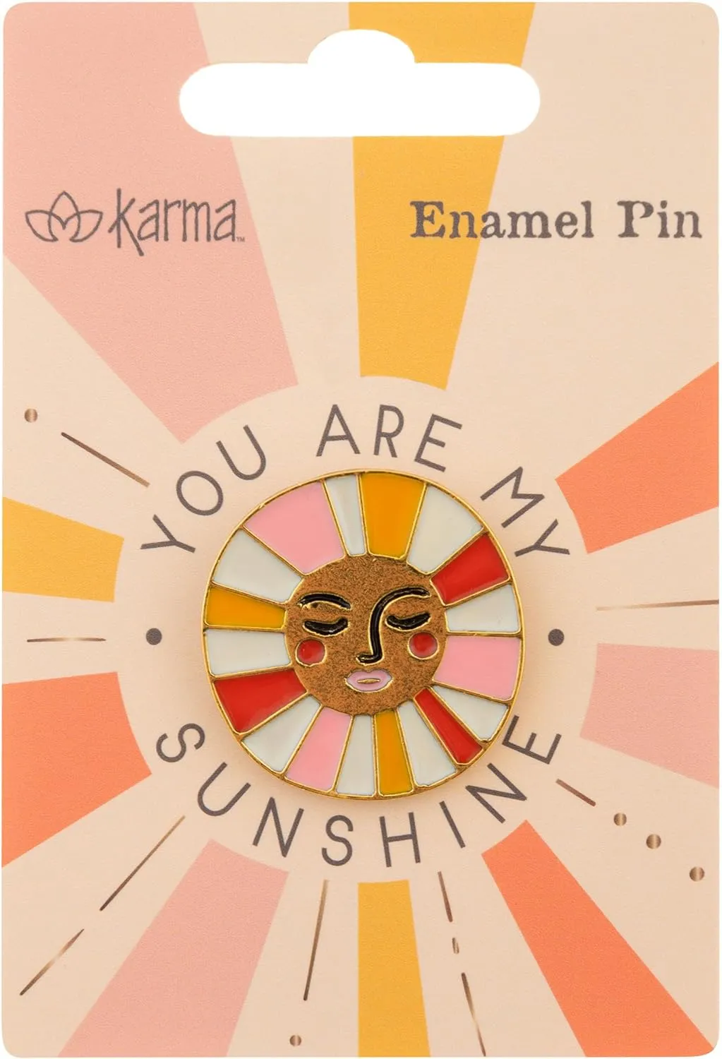 Karma,Enamel Pins, Cute Enamel Pins for Backpacks