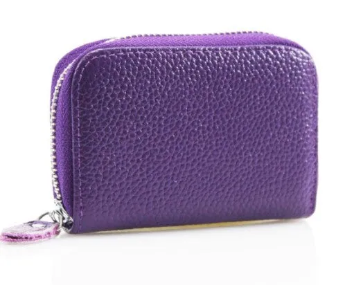 Leather RFID card holder