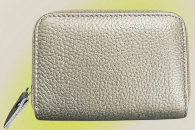 Leather RFID card holder