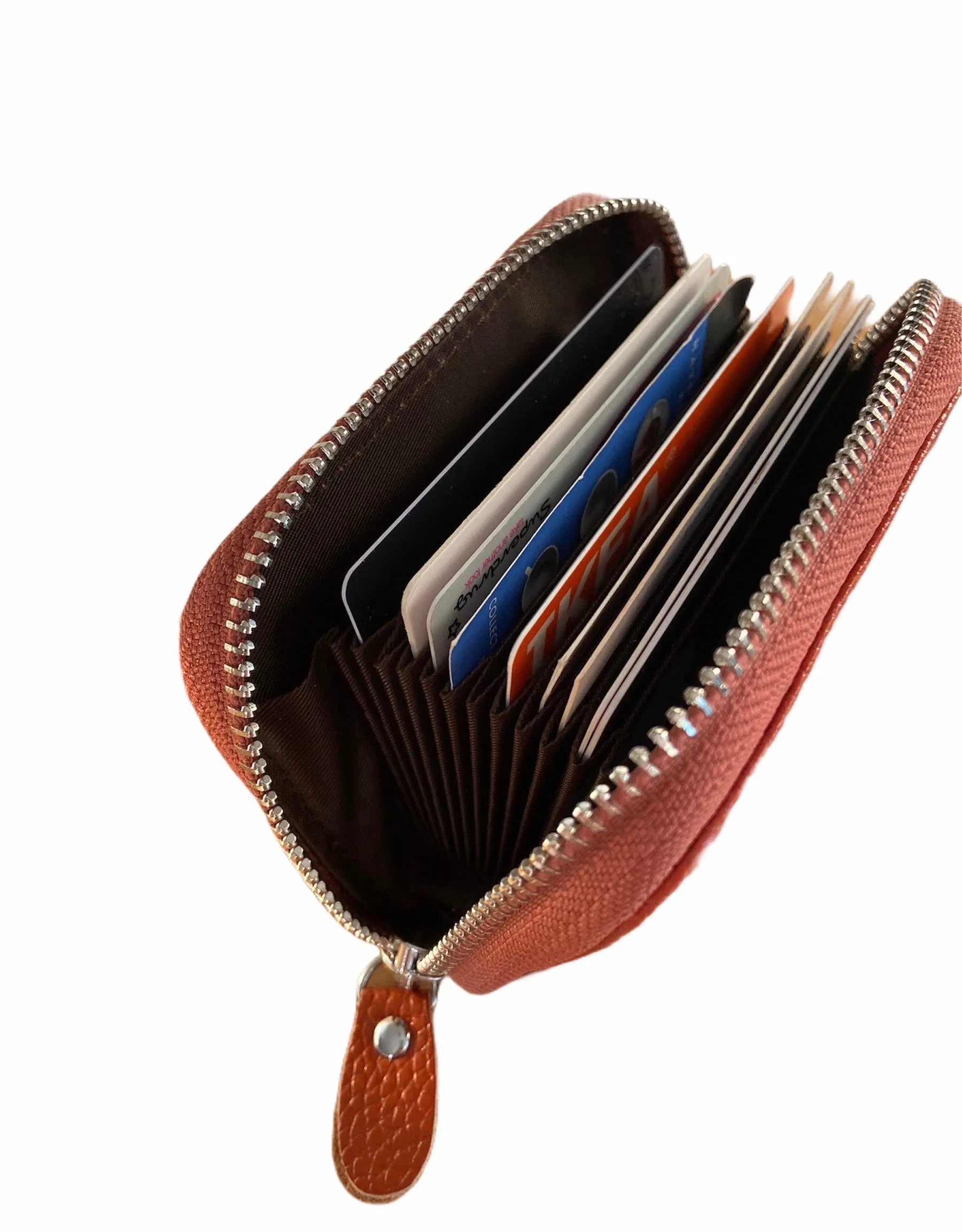 Leather RFID card holder