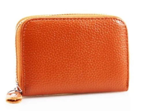 Leather RFID card holder