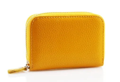 Leather RFID card holder