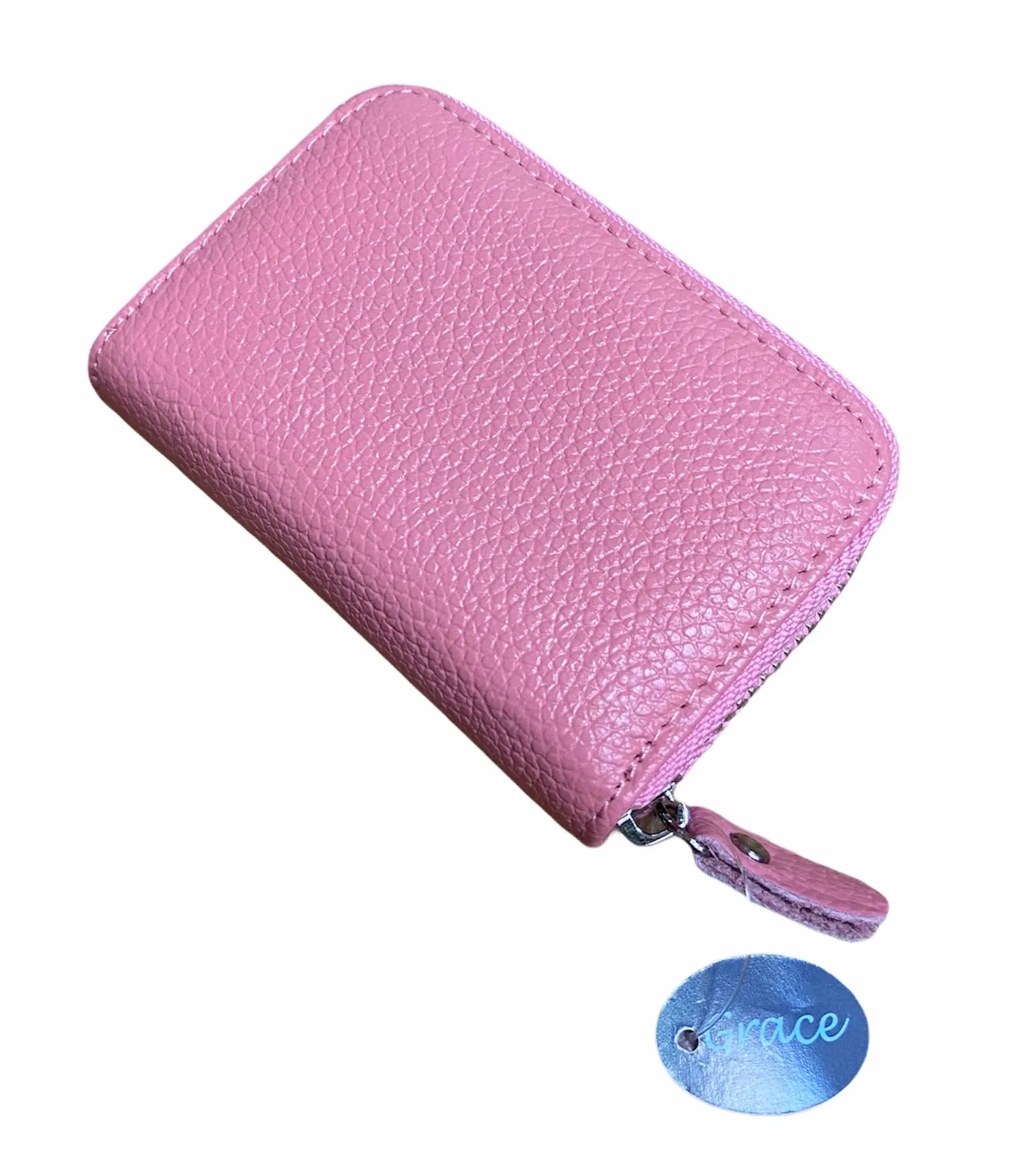 Leather RFID card holder