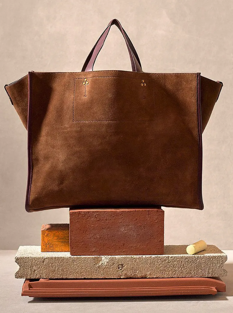 Leon Large tan suede
