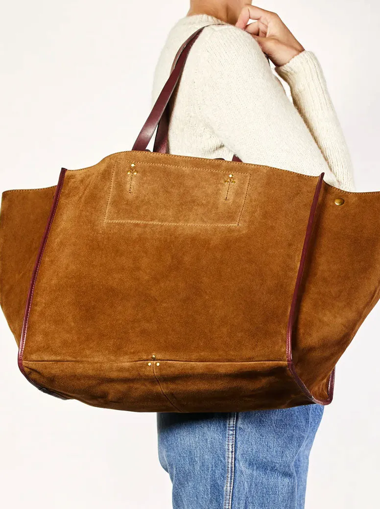 Leon Large tan suede
