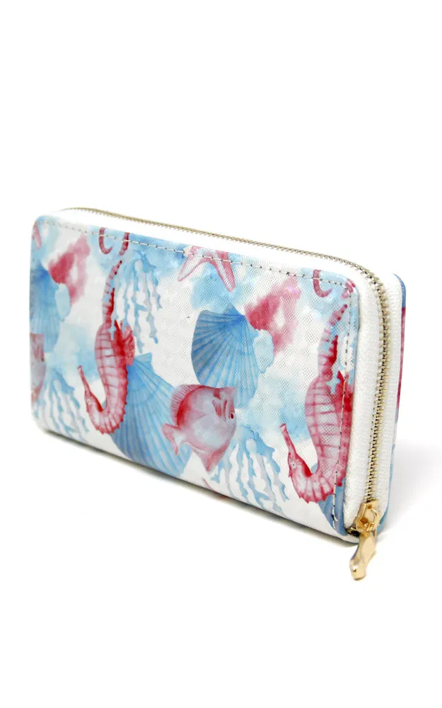 LOA193 Under Water 3D Hologram Clutch Wallet