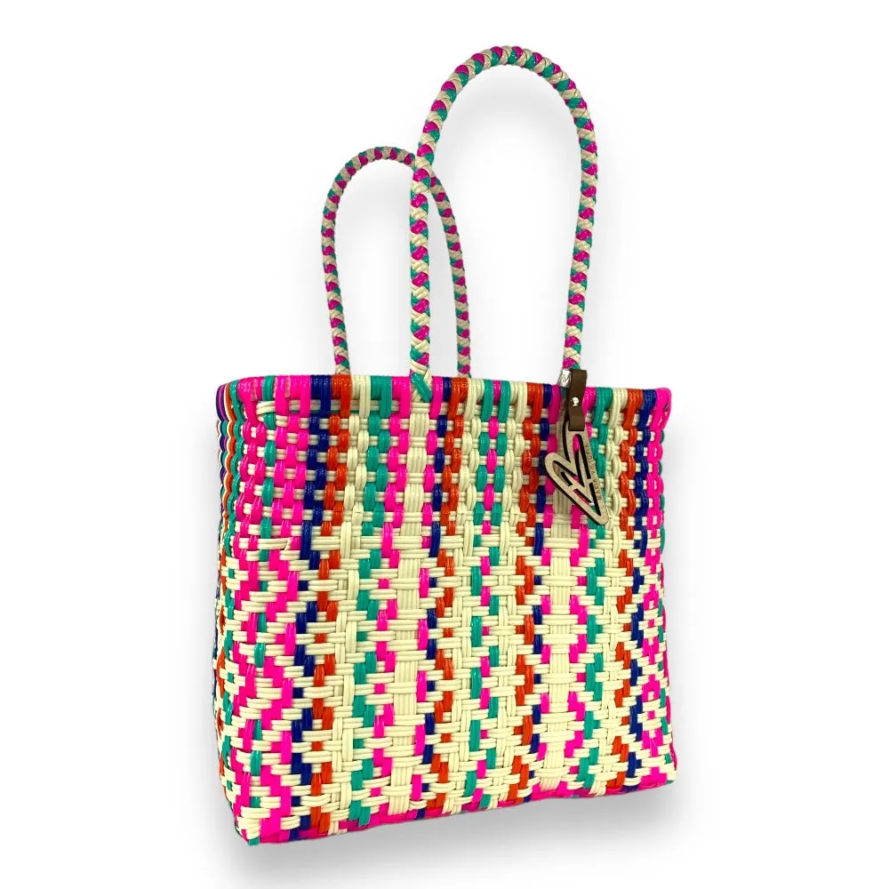 Maria Victoria | Aurora Tote | Upcycled, Handwoven, Multicolor