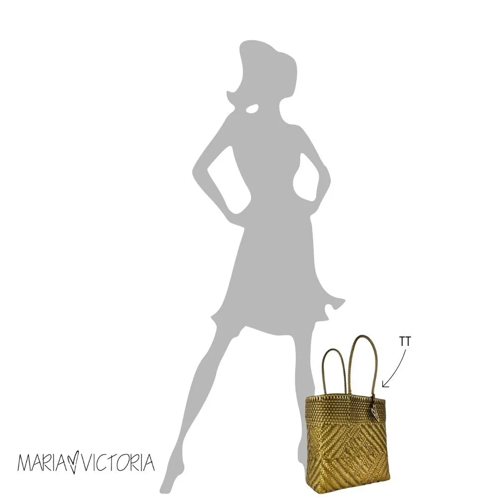 Maria Victoria | Aurora Tote | Upcycled, Handwoven, Multicolor