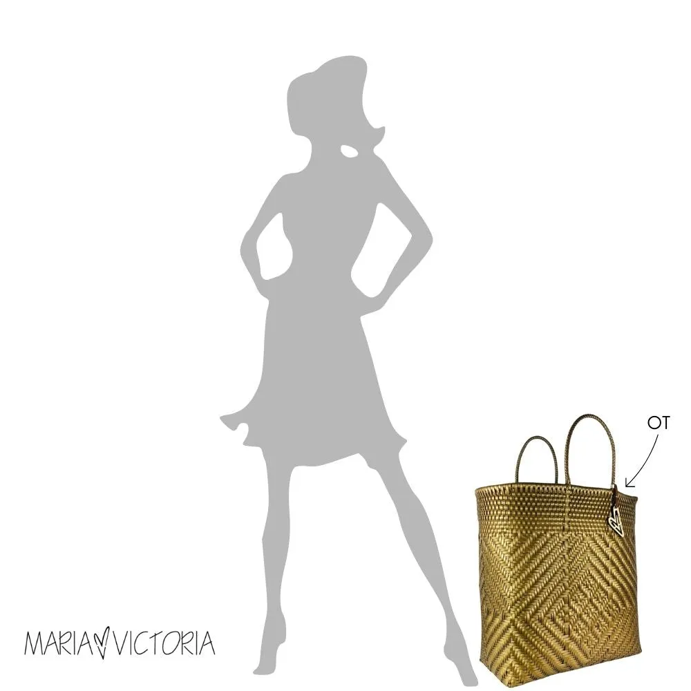 Maria Victoria | Aurora Tote | Upcycled, Handwoven, Multicolor