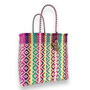 Maria Victoria | Aurora Tote | Upcycled, Handwoven, Multicolor