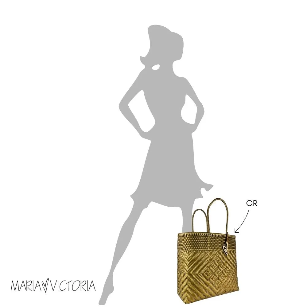 Maria Victoria | Aurora Tote | Upcycled, Handwoven, Multicolor