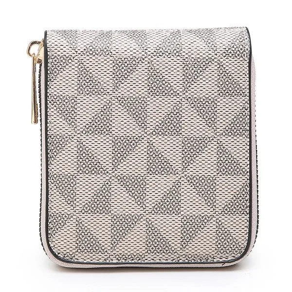 Monogram Zip Around Wallet