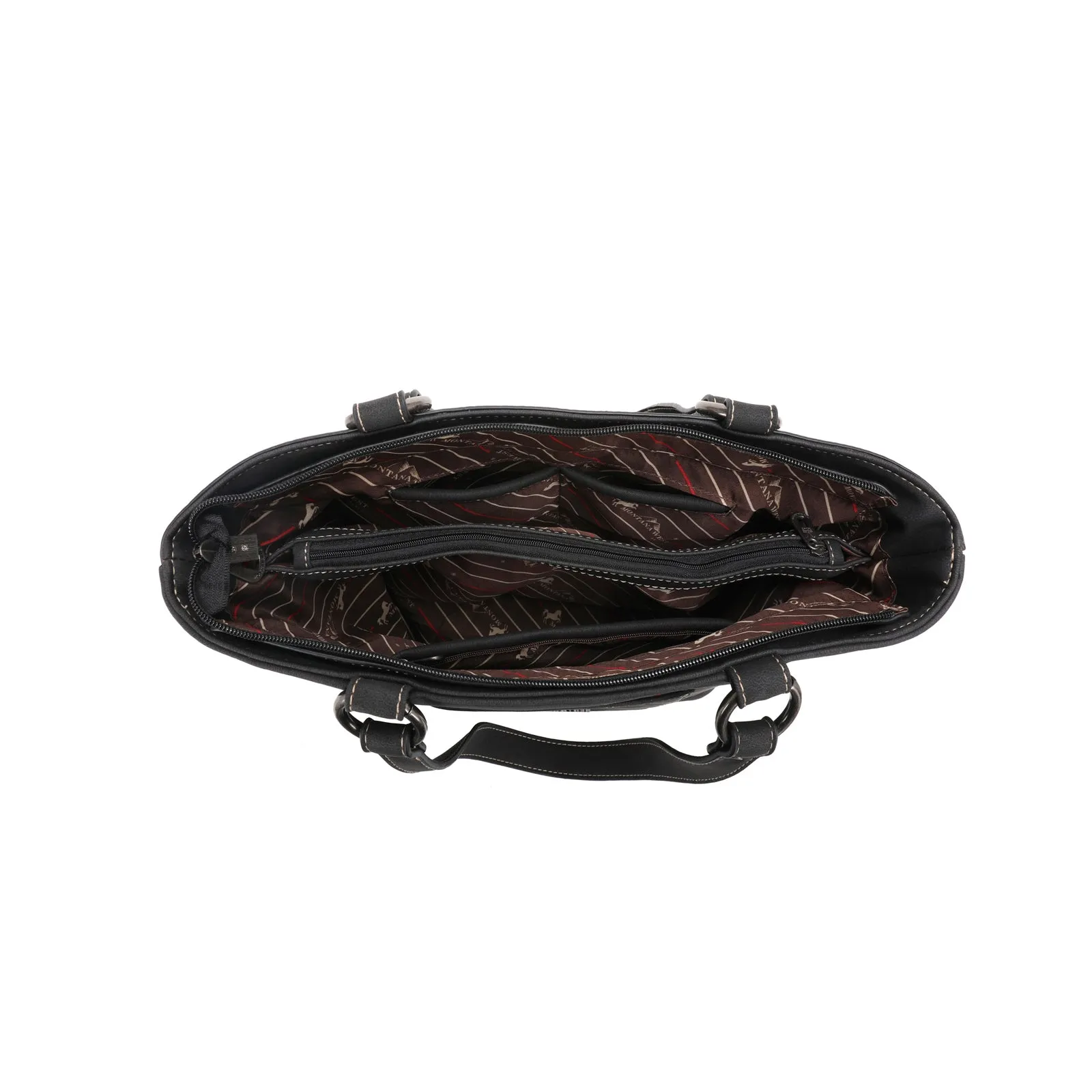 MW1208G-8317 Montana West Fringe Collection Concealed Carry Tote