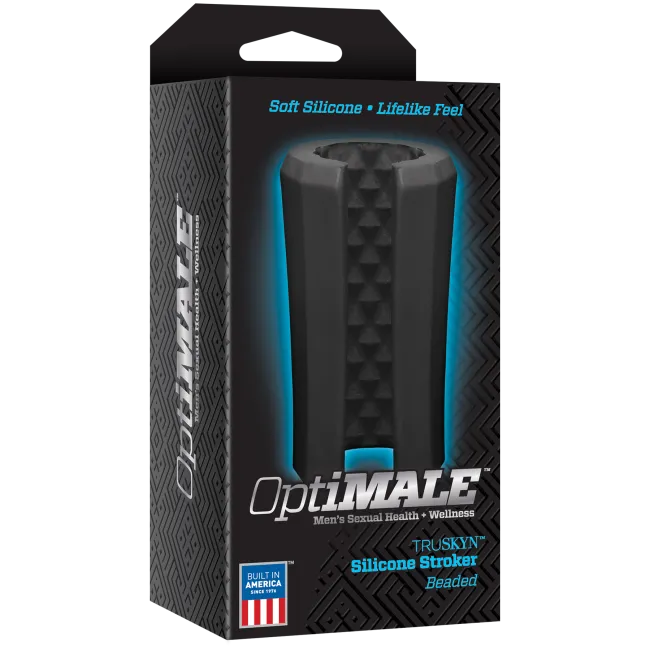 OptiMALE TRUSKYN Silicone Stroker - Beaded