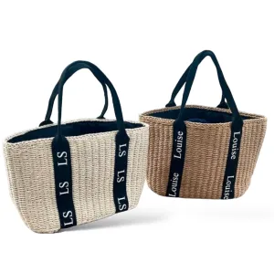 Personalized Lucia Staw Bag