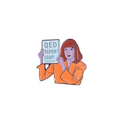 QED REPORT ASAP - Enamel Pin