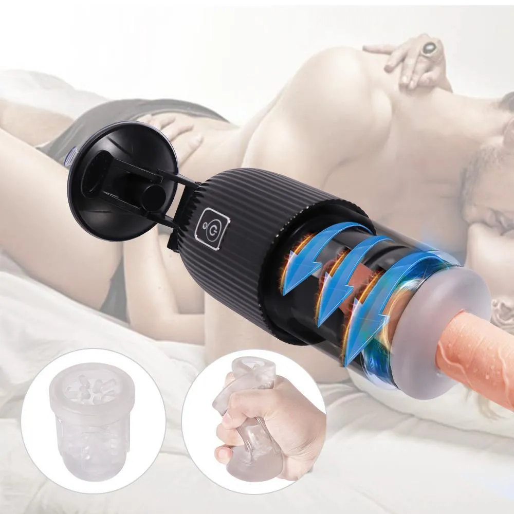 Rotating Hands-free Masturbator Cup