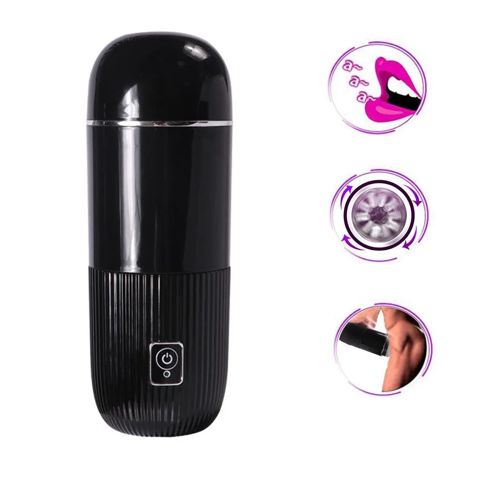 Rotating Hands-free Masturbator Cup