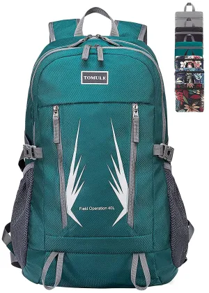 TOMULE Camping Hiking Daypacks, 40L Lightweight Packable Hiking Backpack Travel Backpack for Women Men