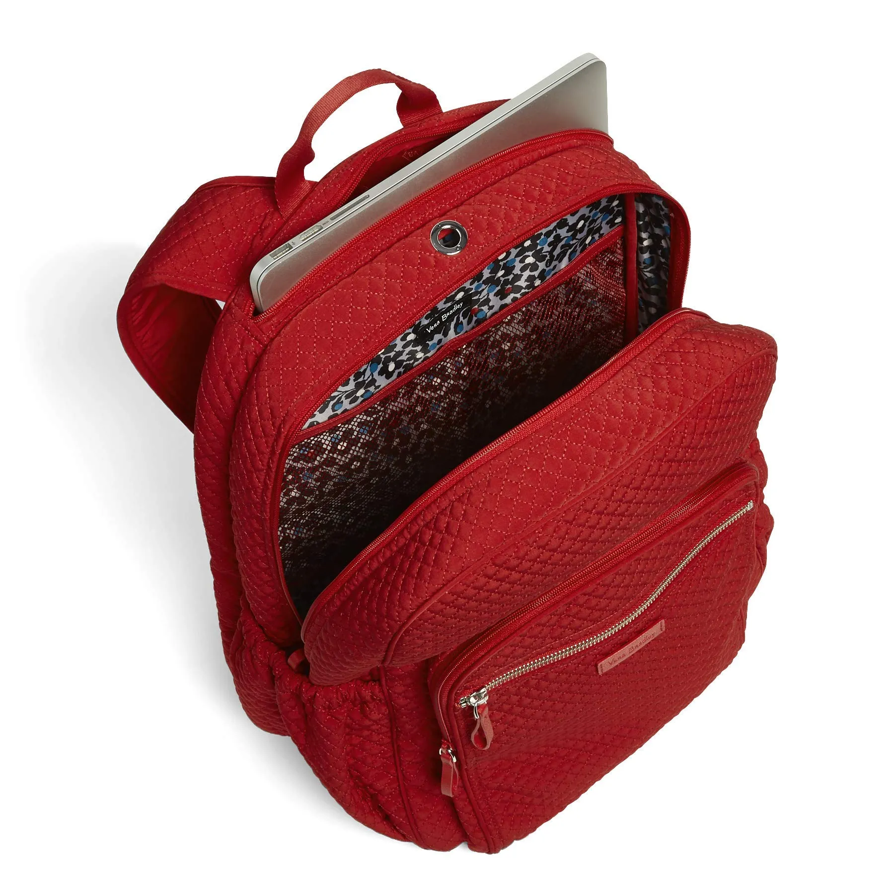 Vera Bradley Iconic Campus Microfiber, Cardinal Red