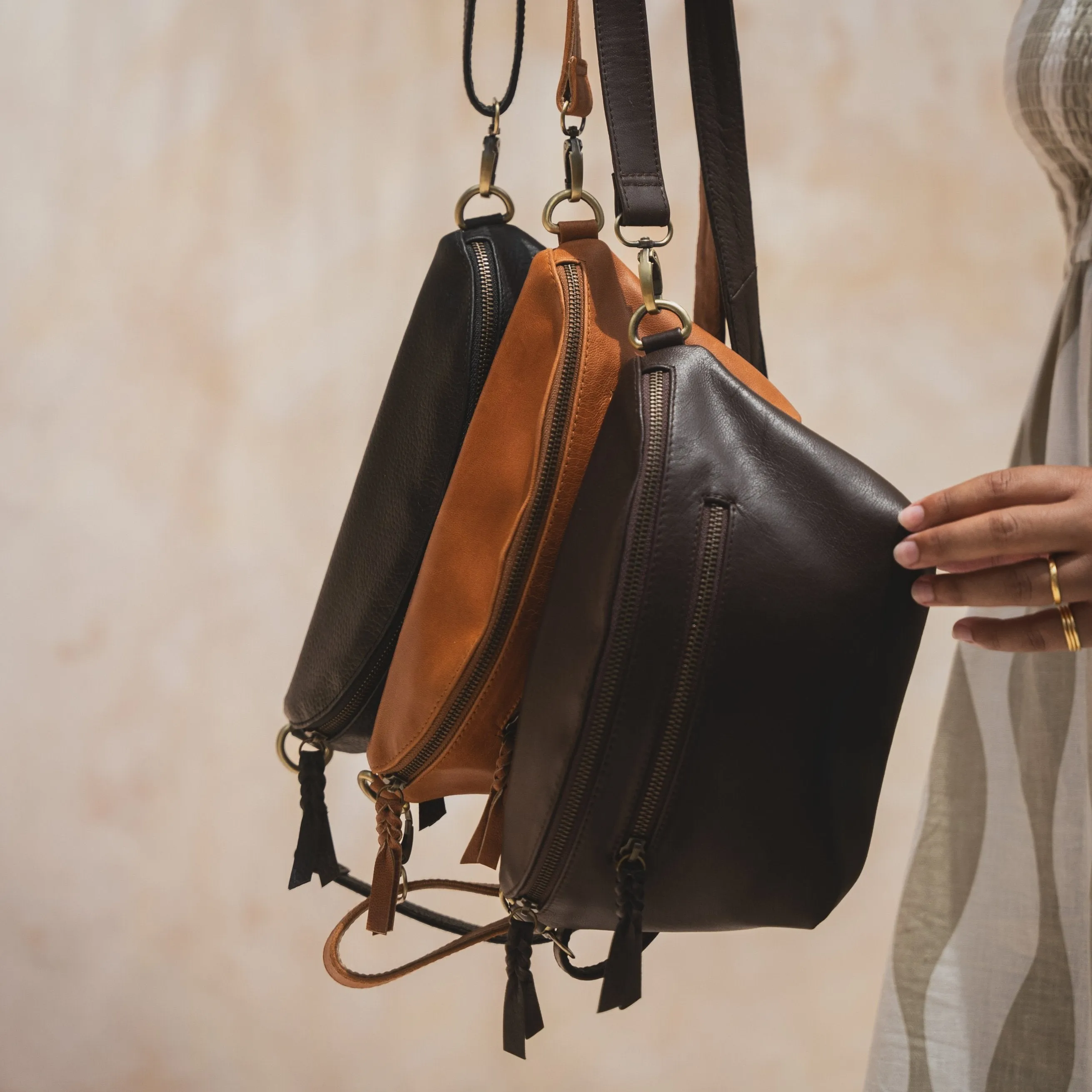 Verve Crossbody - Chestnut Antique