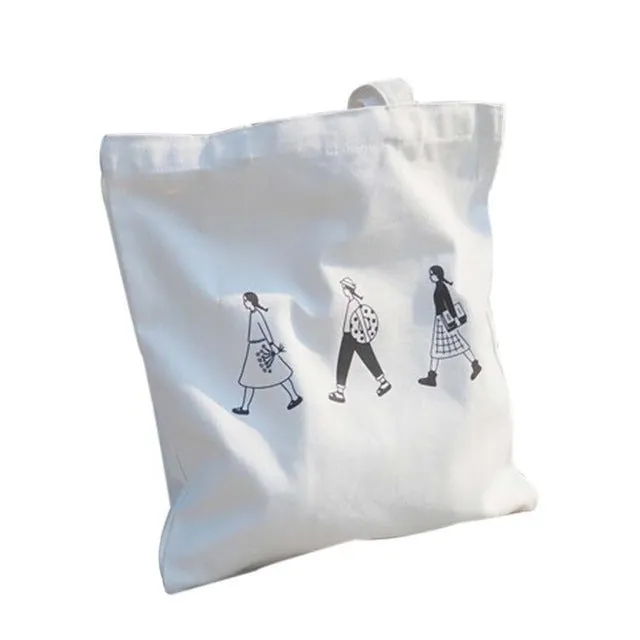 Women Creative printing Shoulder Bag Canvas Handbag Totes Shopper Travel Bags  O0517#30