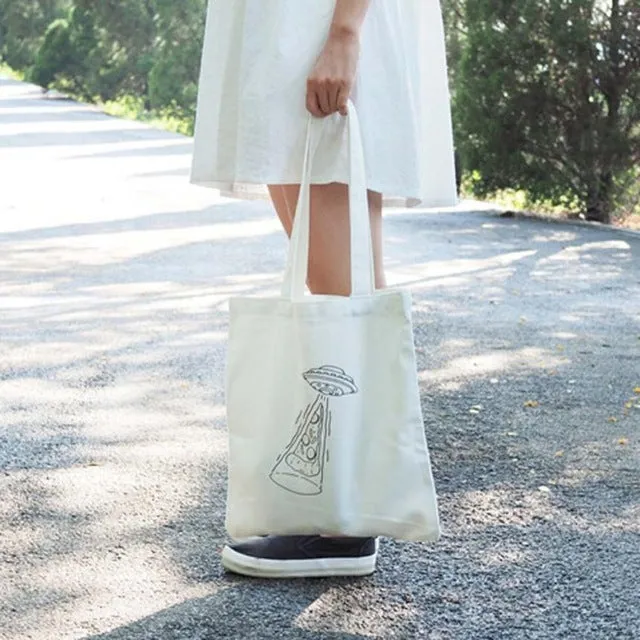 Women Creative printing Shoulder Bag Canvas Handbag Totes Shopper Travel Bags  O0517#30