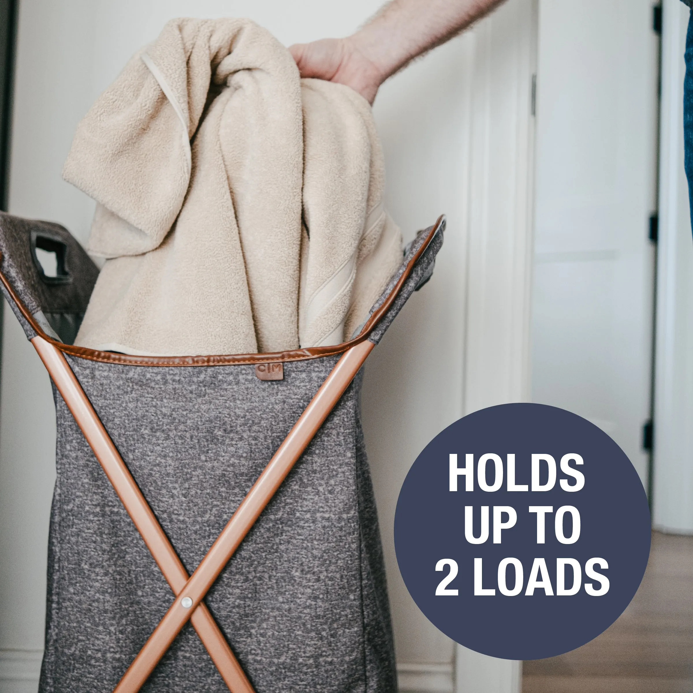 LUXE X-Frame Laundry Hamper
