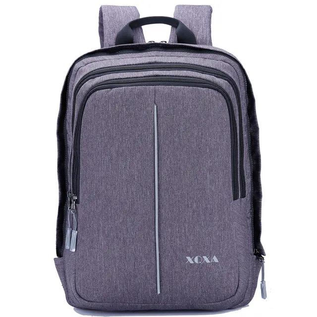 XQXA 17.3 Laptop Backpack with USB Charging Port Business Bag Notebook Computer Casual Daypack for Men and Women School Travel