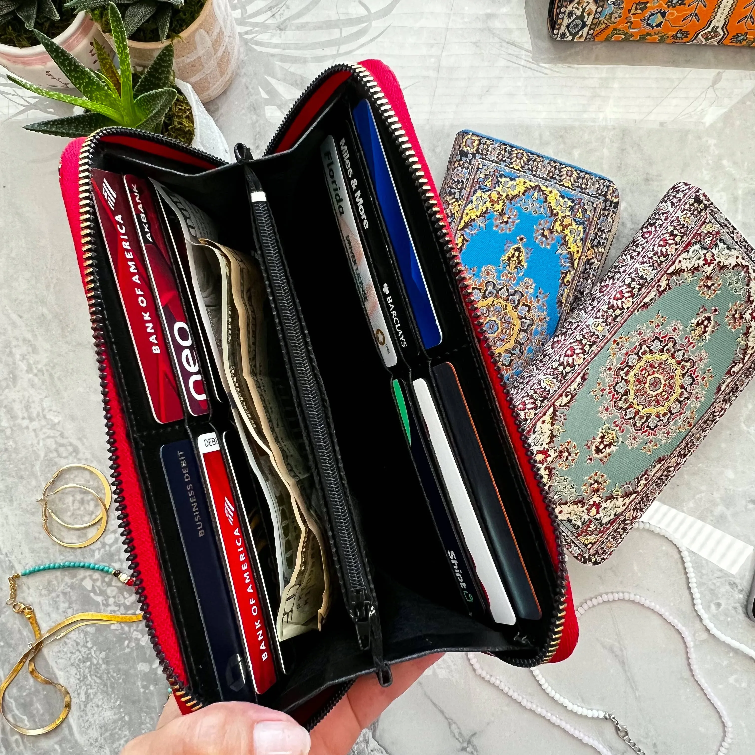 Zara Zip Around Wallet